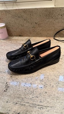 Gucci Men s Horsebit 1953 Leather Loafers   Black   Size 8   Excellent Condition