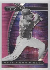 2021 Panini Chronicles Titan Pink Pulsar Prizm Whit Merrifield #25 0n3y