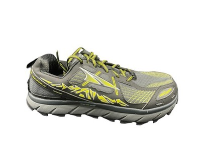 Altra Men Running Sneaker Trail Lone Peak 3.5 AFM1755F-4 Gray Yellow Size 8.5 M