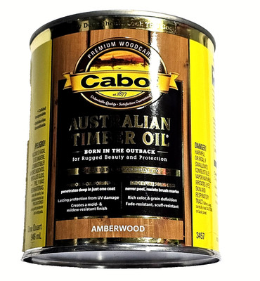 Cabot Australian Timber Premium Woodcare Oil Amberwood  And Protection 