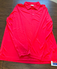 Team 365 TT51L Men's 100 Polyester Zone Performance Long Sleeve Polo Shirt