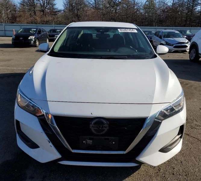 Espejo retrovisor puerta Nissan Sentra 2020-2024 pasajero derecho blanco térmico OEM Foto 4 de 4