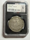 1877-S Silver Trade Dollar NGCX 6 (VF30) Tough Original Type Coin