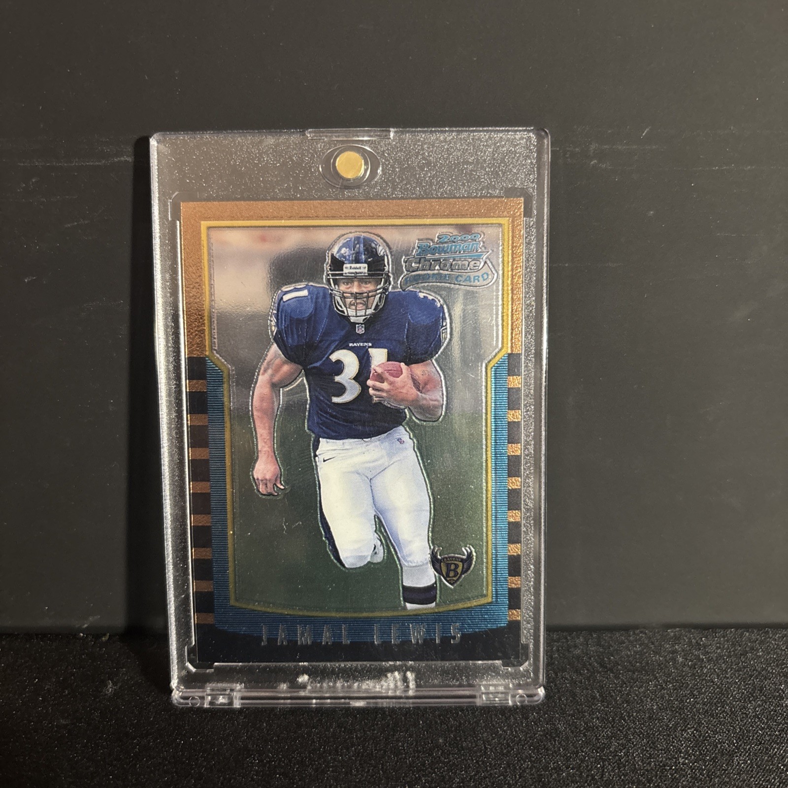 2000 Bowman Chrome Rookie Card Jamal Lewis 221/499 #170 Baltimore Ravens