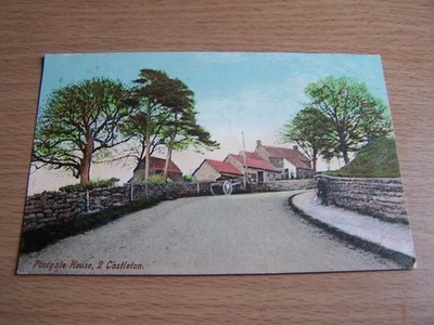 Postgate House Vintage Postkarte 2 Castleton Derbyshire 1927