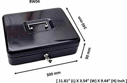 SentrySafe Money Safe Cash Box with Money Tray and Key Lock, 0.21 Cubic Feet, 3. - Image 3 of 4
