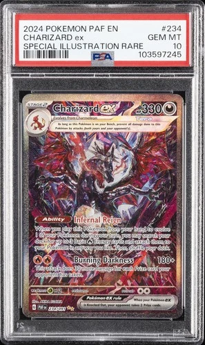 2024 POKEMON PAF EN-PALDEAN FATES SPECIAL ILLUSTRATION RARE CHARIZARD EX PSA 10