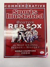 1EMBREE BOSTON RED SOX SPORTH ILLUSTRATED SIGNED 8X10 SURE SHOT 6536