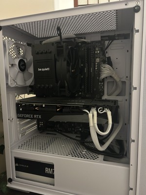 Full White Custom PC Set 