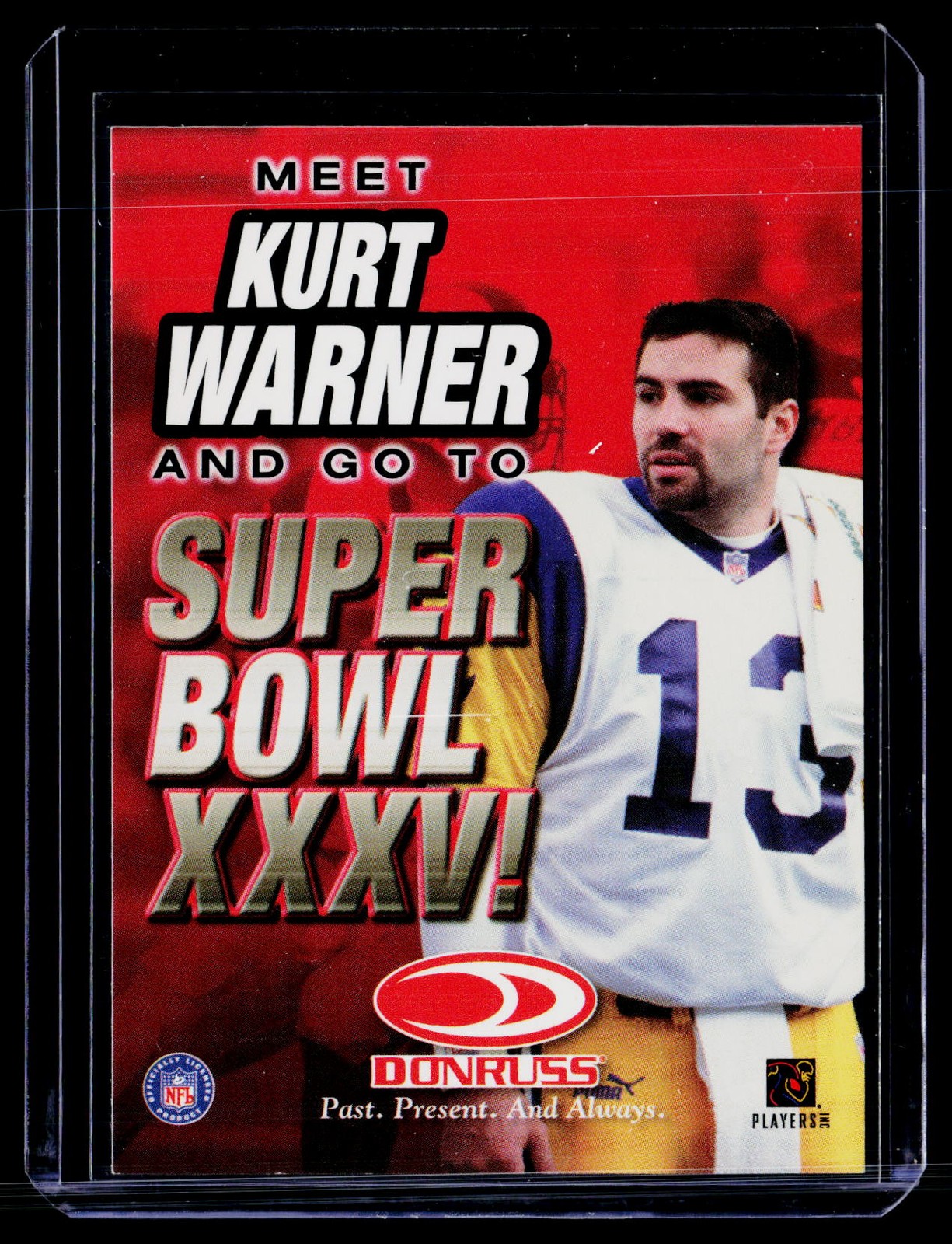 2000 Donruss #NNO Super Bowl Promotion / Kurt Warner F93