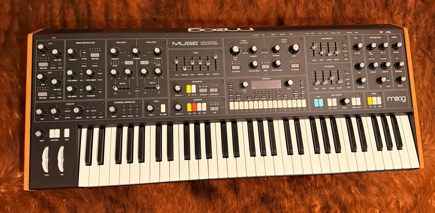 Moog Music Muse 8-Voice Analog Bi-Timbral Polyphonic Synthesizer