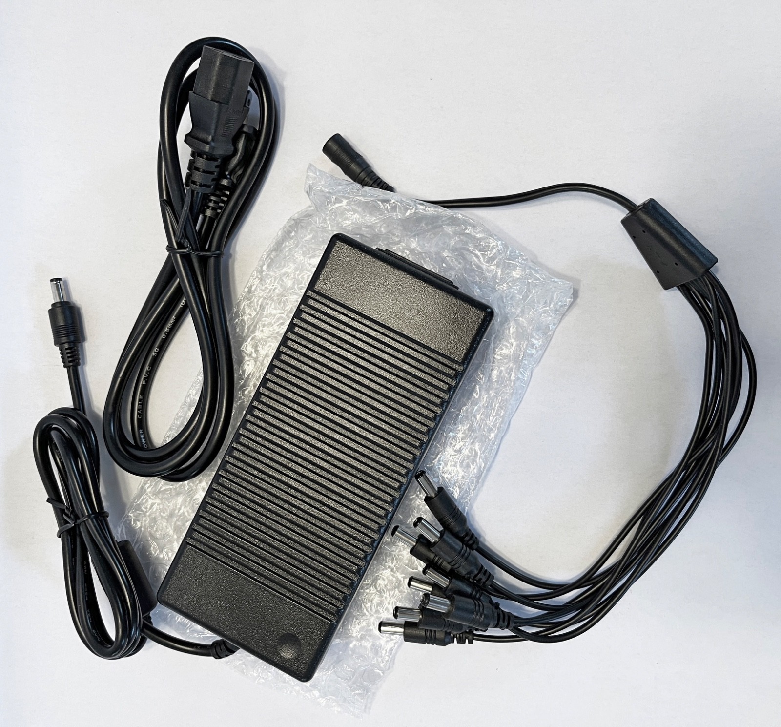 New Replacement AC Adapter With 8 Way Splitter Cable for CCT