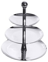Contacto Edelstahl Schalen-Etagere 3-Stufig