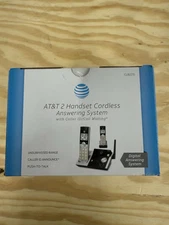 AT&T DECT 6.0 2 Handle Digital Cordless AnsweringSystem Silver