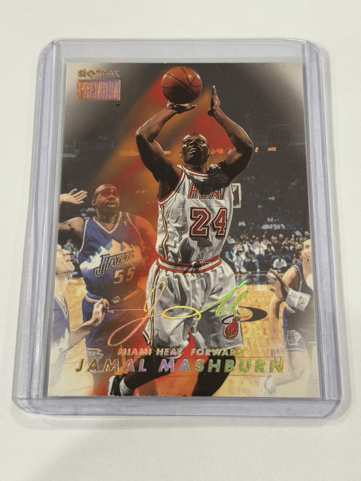 Jamal Mashburn 1998-99 Skybox Premium #139 Heat