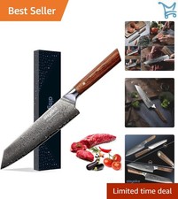 8 Inch Damascus Chef Knife High Carbon Steel Super Sharp Kitchen Cutting Tool