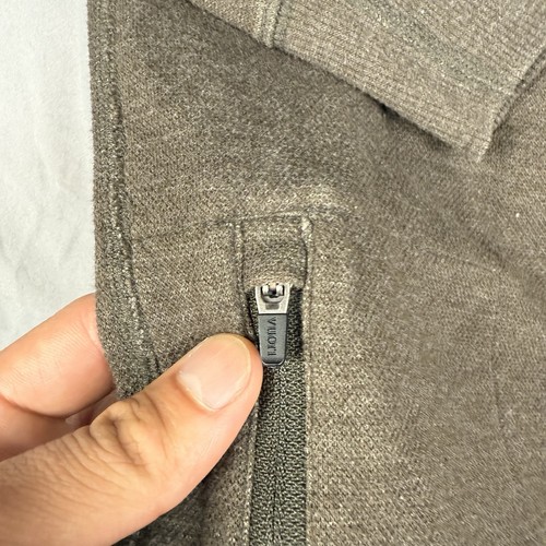 Vuori Jeffreys Pullover Felpa Uomo M Girocollo Marrone Tasca V218 - Foto 5 di 8