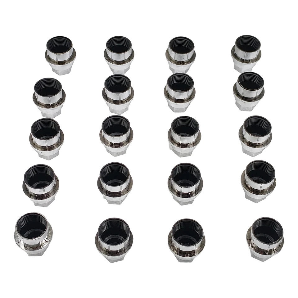 20pcs CHROME LUG NUT COVERS CAPS For 1988-1999 Chevy GMC C1500 454 SS 5 Lug Foto 4 de 4