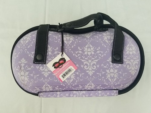 The Bragg Company Purple & Black Bra And Lingerie Purse Bag - Picture 2 of 8