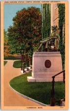 John Harvard Statue, Campus Ground, Harvard University - Cambridge, MA