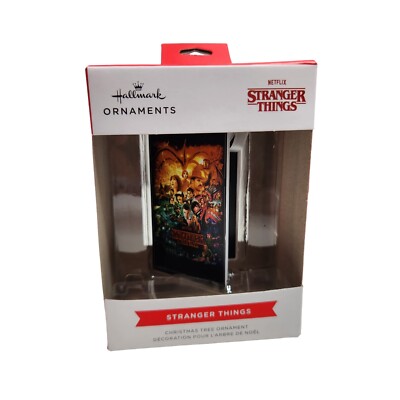 2023 Stranger Things VHS Cassette Tape Box Retro Hallmark Christmas Ornament