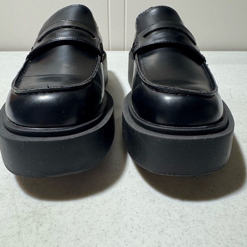 Mocasines H&M Plataforma Penny 40 Gruesos Y2K Imitación Cuero Oxford Años 90 Informales Bratz - Imagen 2 de 11