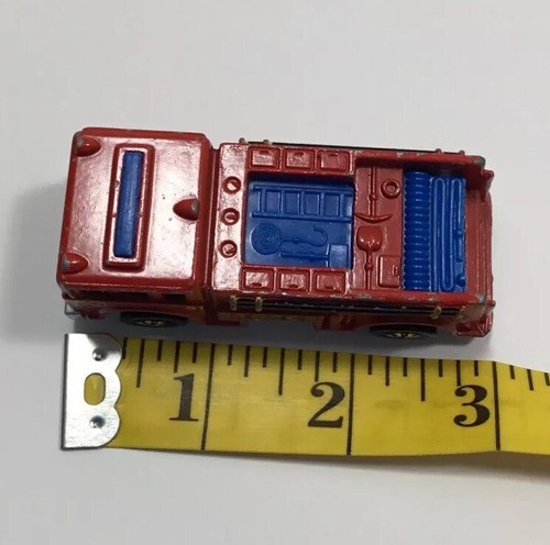 Hot Wheels Fire Eater 1976 Mattel Hong Kong Red Diecast Vintage #51 Engine - Picture 8 of 8