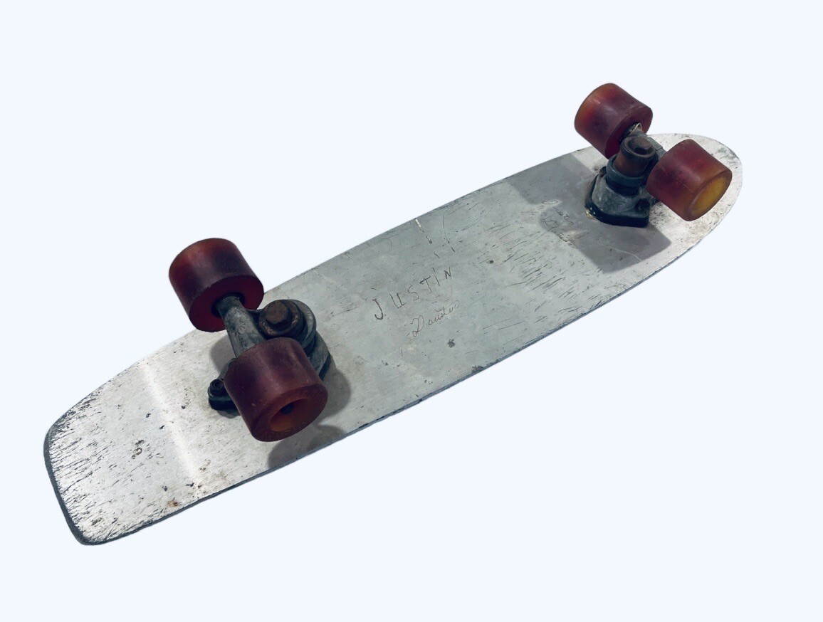 RARE VINTAGE 70's GT GRENTEC ALUMINUM METAL SKATEBOARD