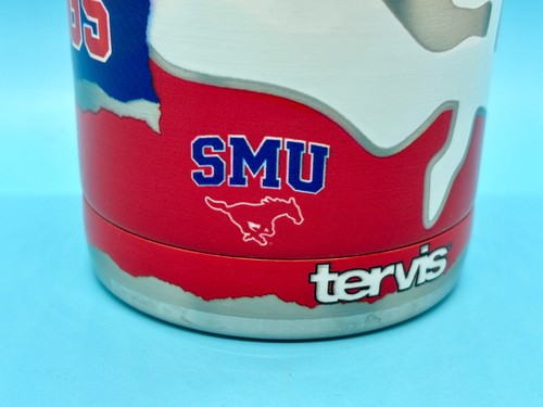 Tervis SMU Mustangs 20 oz Steel Tumbler w/ Peruna – Hard To Find Design! - Picture 11 of 12