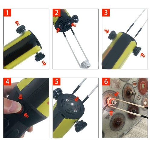 4Pcs Induction Heater Coil Kit 2.5mm Brass Core 20 30 40 750mm Free Forming - Picture 10 of 22