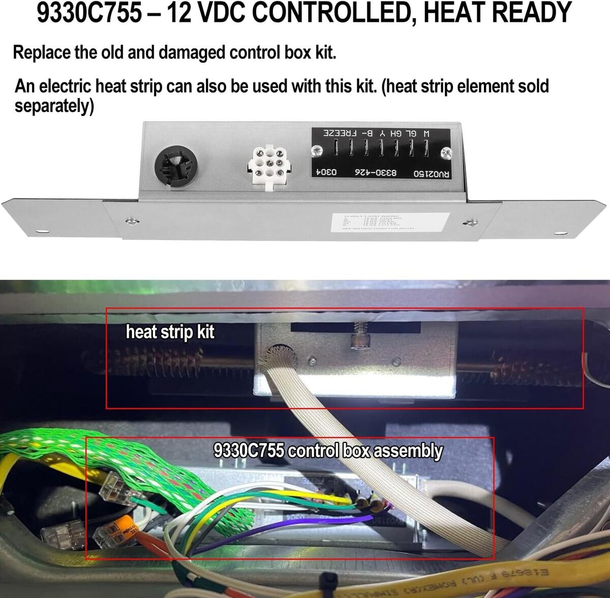 9330C755 Control Box, A/C Heat-Ready Cool Control for 9330C755 Control Box, A/C Heat-Ready Cool Control for