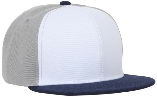Gorra de béisbol para hombre con a presión en blanco liso sombrero trasero tres tonos informal básico - Imagen 23 de 45
