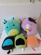 New original squishmallows Lot Of 5/ Medium 13.5  Inch Small 8.5  Inch