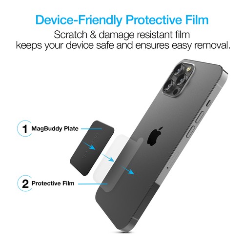 Naztech MagBuddy Universal Metal Plates to Instantly Get Your Device Mount-Ready - Picture 5 of 7