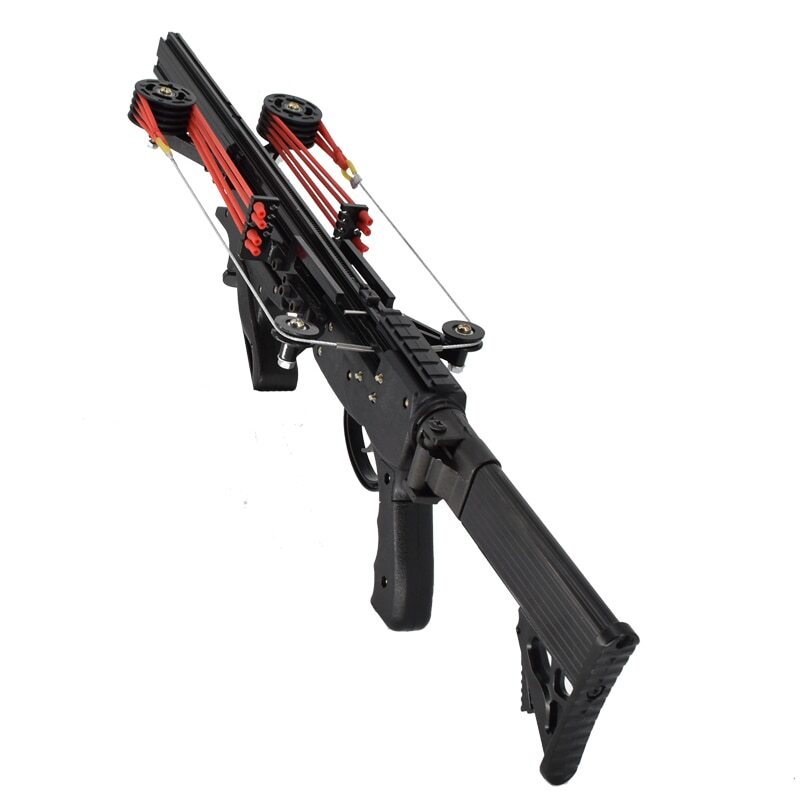 SemiAutomatic Slingshot Hunting Fishing Bow Powerful Catapult Reel
