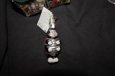 Vintage Old World Christmas Mr. Ladybug Ornament Glass 2002 Merck Family Red