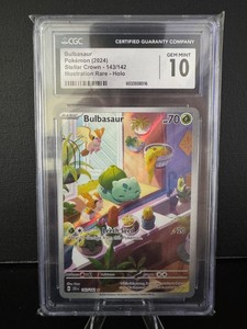 Bulbasaur 2024 Scarlet & Violet: Stellar Crown #143/142 Illustration ...