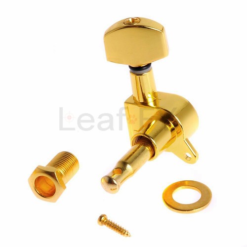 6x Acoustic Guitar Tuning Pegs Tuner Machine Heads Tuners Gold 3L3R - Picture 5 of 5