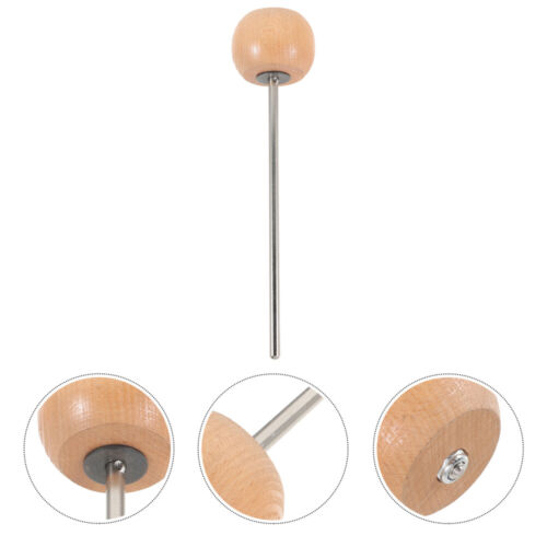 Pédale simple de percussion en métal double marteau accessoires en bois instrument - Photo 1 sur 12