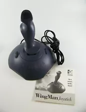 Vintage 1994 Logitech Wingman Joystick #3001 Gaming Flight Stick PC MAC