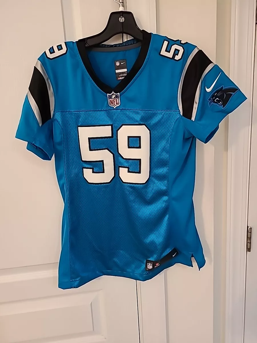 Nike Carolina Panthers No59 Luke Kuechly Blue Alternate Men's Stitched NFL Limited Rush Drift Fashion Jersey