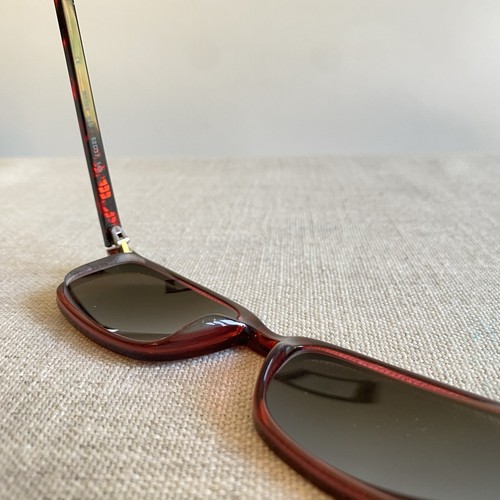 Lunettes de soleil unisexe Madson of America rectangulaires rouge noir écaille de tortue - Photo 20/21