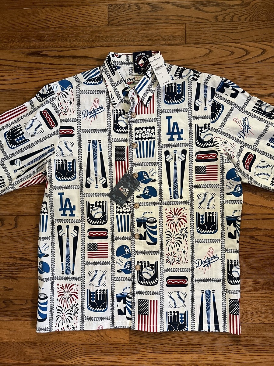 dodgers dress shirt Los Angeles Dodgers Tour Blue/White Skyline Pinstripe Big & Tall Long Sleeve Button Down Dress Shirt by Cutter & Buck