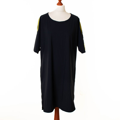 JANE LUSHKA Womens Dark Blue Dress Size XL 11920