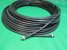 Belden 75 Ohms TRUE RG6 High Resolution CCTV BNC to BNC Black Cable, 200 Ft.