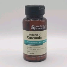Nature's Sunshine Turmeric Curcumin 60 Capsules HIGH POTENCY Immune Health NEW