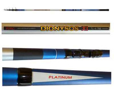 canna dionysos 7 metri teleregolabile pesca trota torrente tocco carbonio