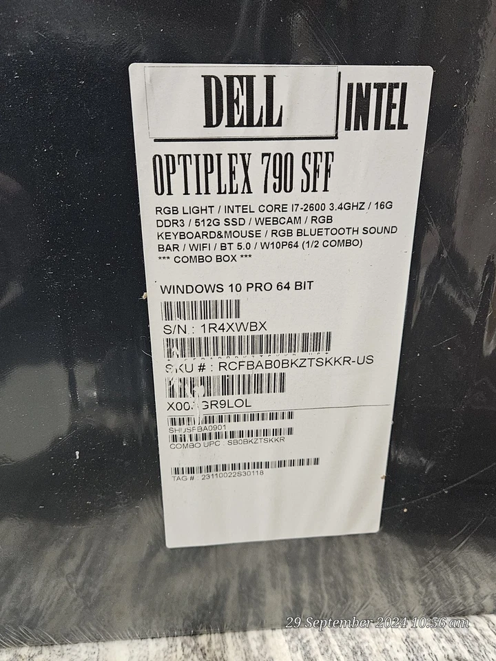 Gaming Pc Bundle (512GB SSD, Intel Core i7 2600, 3.40 GHz, 16GB) Desktop - Black - Image 2 of 4