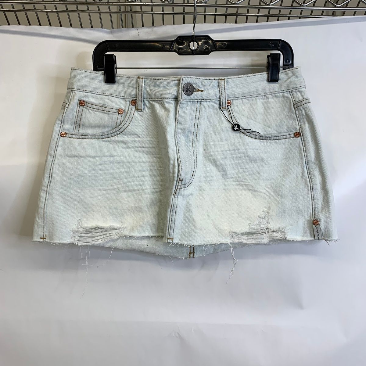 その他 N ONE TEASPOON By Free People Sloane Denim Mini Skirt Women's Size