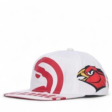 MENS MITCHELL & NESS NBA IN YOUR FACE DEADSTOCK HWC HAWKS - WHITE